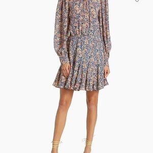Veronica Beard Multicolor Long Sleeve Dress